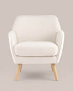 Кресло Ричи тедди белый