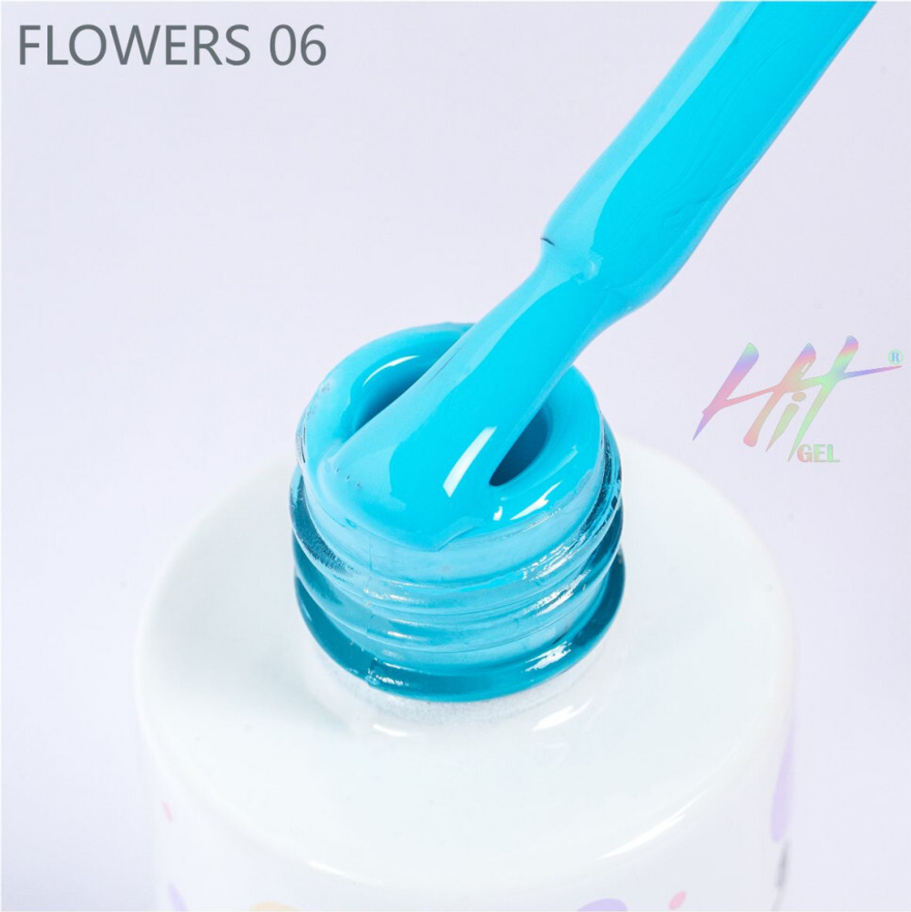 Гель-лак ТМ "HIT gel" Flowers №06, 9 мл