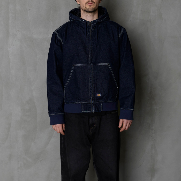 Куртка мужская Dickies Hooded Denim Jacket артикул:DK0A4ZAPRIN1 - купить в магазине Дайс