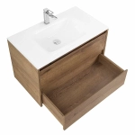 Тумба с раковиной BelBagno KRAFT 80 2C-SO/BB800ETL Rovere Tabacco