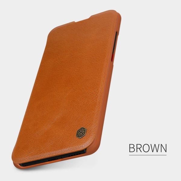 Чехол-книжка Nillkin Qin Leather Case для Xiaomi Mi 9T/ 9T Pro (Коричневый)