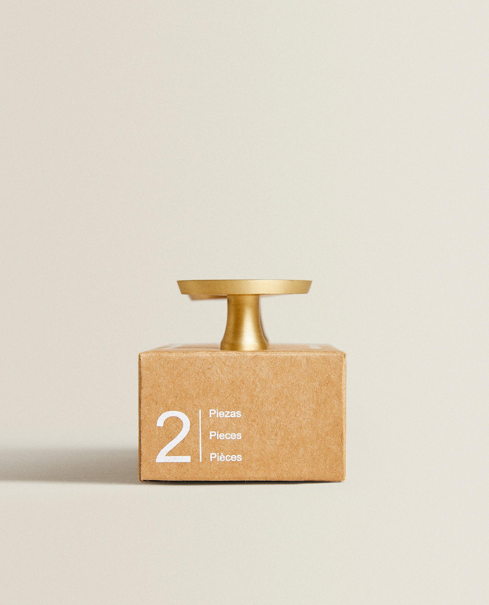 Zara Home держатель для ванной комнаты, латунь, светло-бежевый