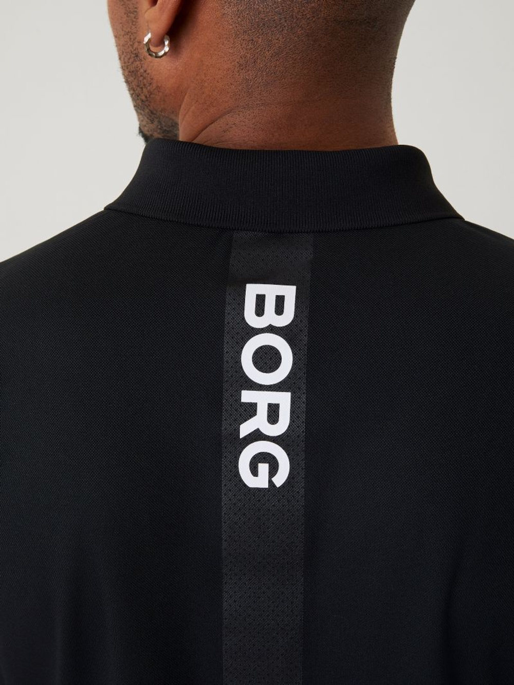 Мужское теннисное поло Björn Borg Ace Polo - черный