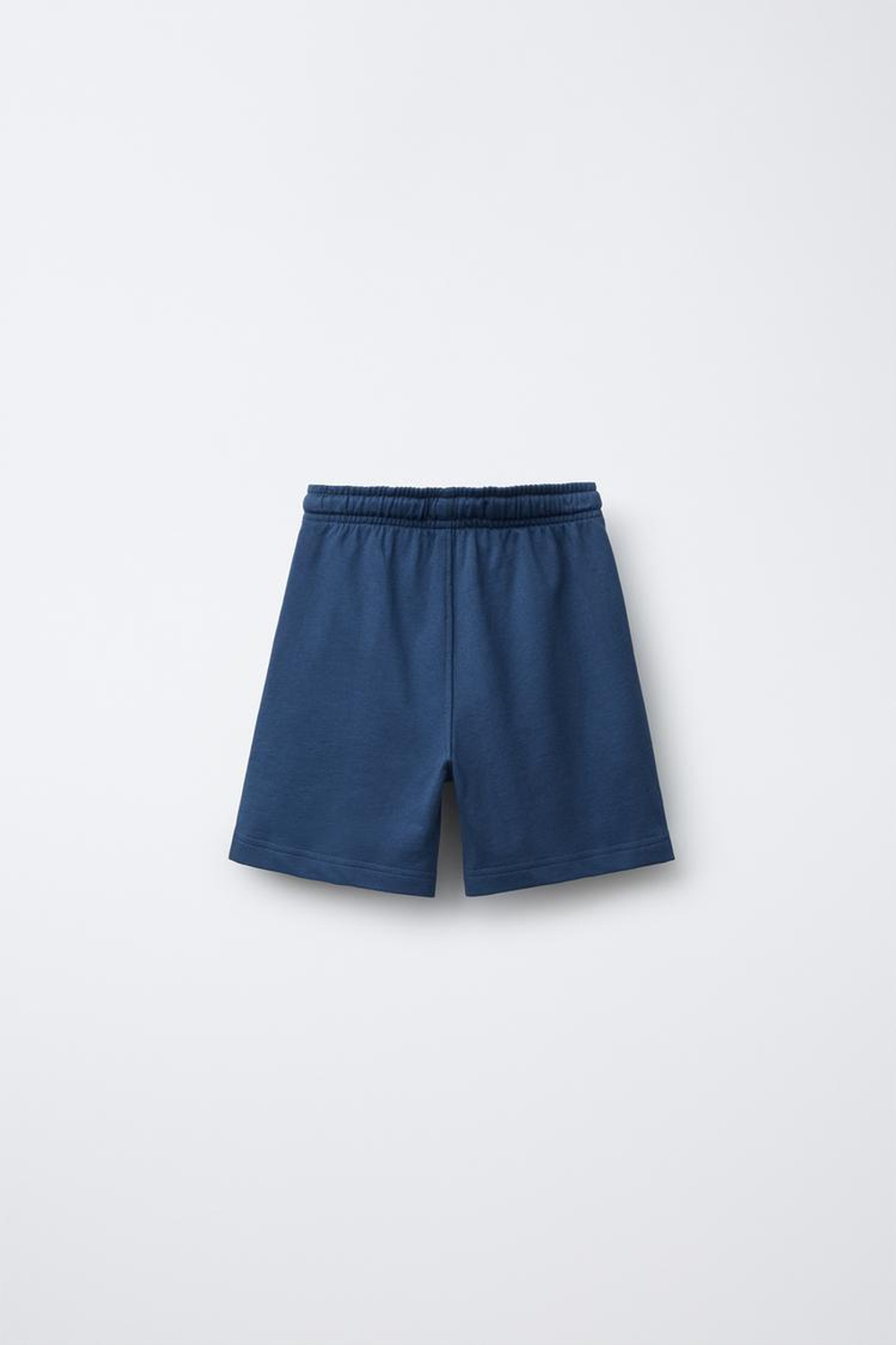 ZARA КОМПЛЕКТ ИЗ ФУТБОЛКИ И БЕРМУДОВ, МОРСКОЙ СИНИЙ