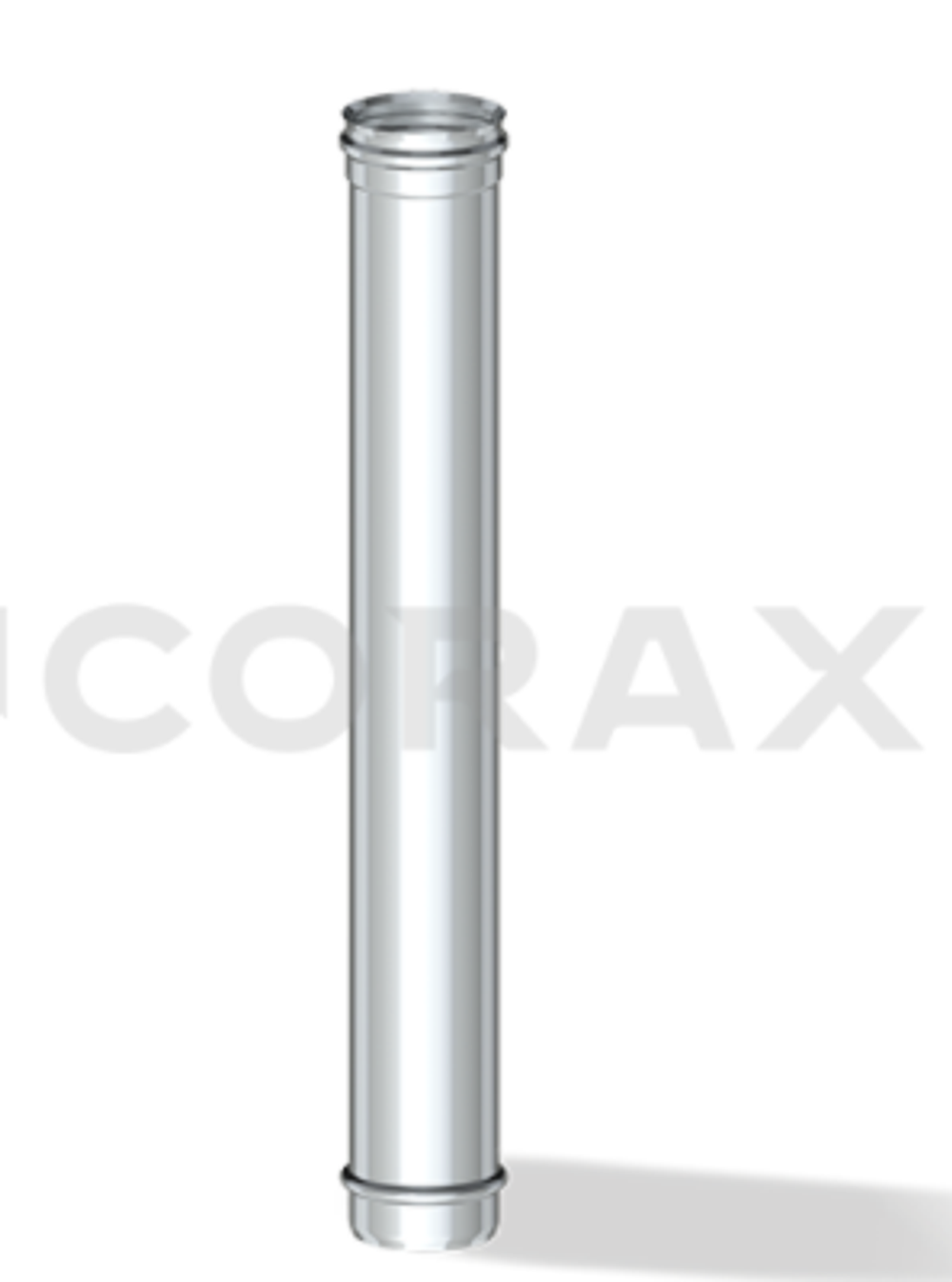 Дымоход Ф140 (430/0,5) Д=1000мм (Коракс)