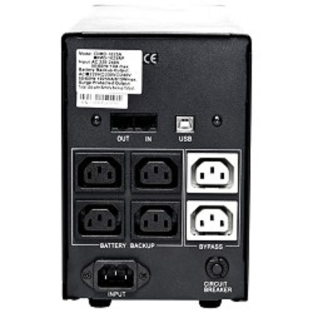 PowerCom Imperial IMP-1025AP ИБП (Line-Interactive, 1025VA / 615W, Tower, 6 xC13:4 с резервным питанием + 2 с фильтрацией, USB ) (671477)