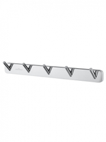 Вешалка с 5 крючками для ванной WONZON & WOGHAND STILL, Хром (WW-6655)