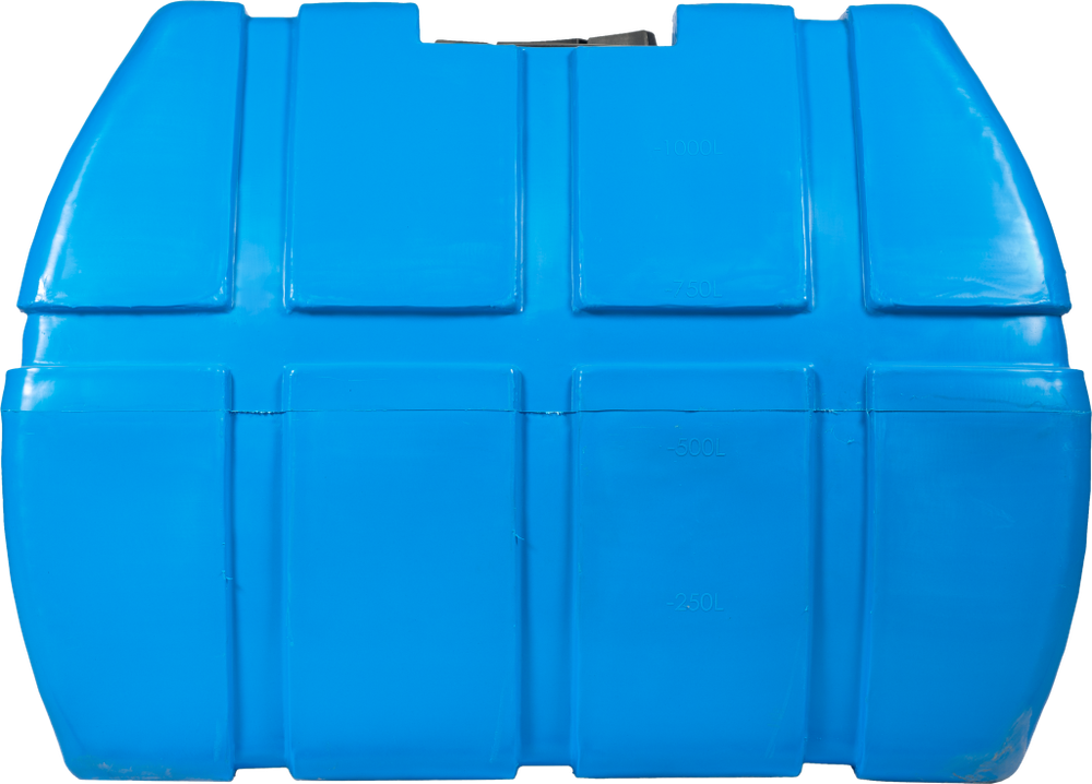 Емкость К1000   Хромов 900 л. горизонтальный (1240x1100x940см;синий) - арт.560968