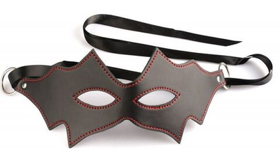 Большой набор БДСМ из 7 предметов в черно-красном исполнении (Цвет: черный с красным)