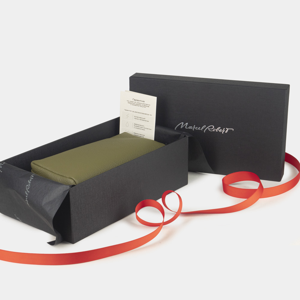 Несессер Tube из кожи теленка цвета шоколад