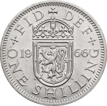 1 шиллинг 1965 Великобритания (Шотландский герб)