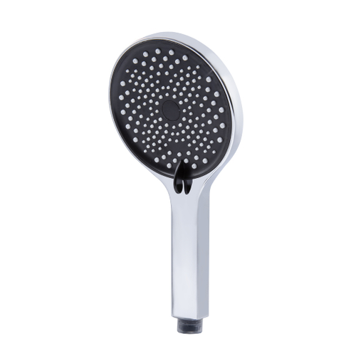 Лейка для душа MIXLINE ML 3009 3 позиции (блистер) ЧЕРНЫЙ/ХРОМ