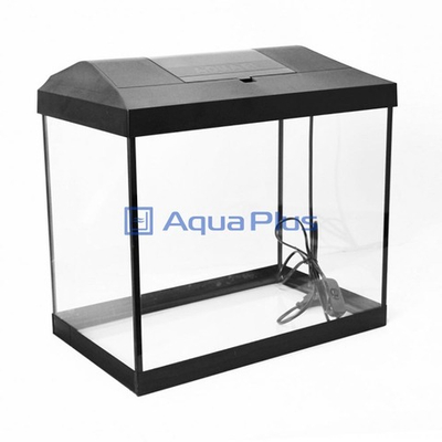 Акваплюс аквариум 35л (41х25х35 см) с крышкой и светом LED