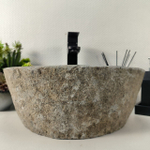 Раковина из речного камня RS-64941 42*31*15 0856
