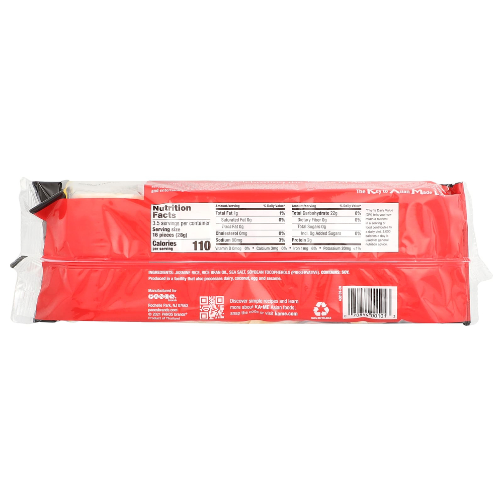 KA-ME, Рисовые крекеры, оригинальные, 100 г (3,5 унции)