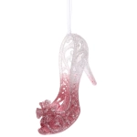 Подвеска «Волшебная туфелька» 7,5*12 см, Белый/Розовый