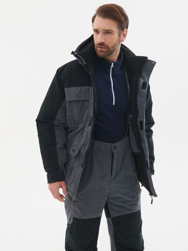 Костюм зимний Канада ткань Финляндия цвет Серый/Черный