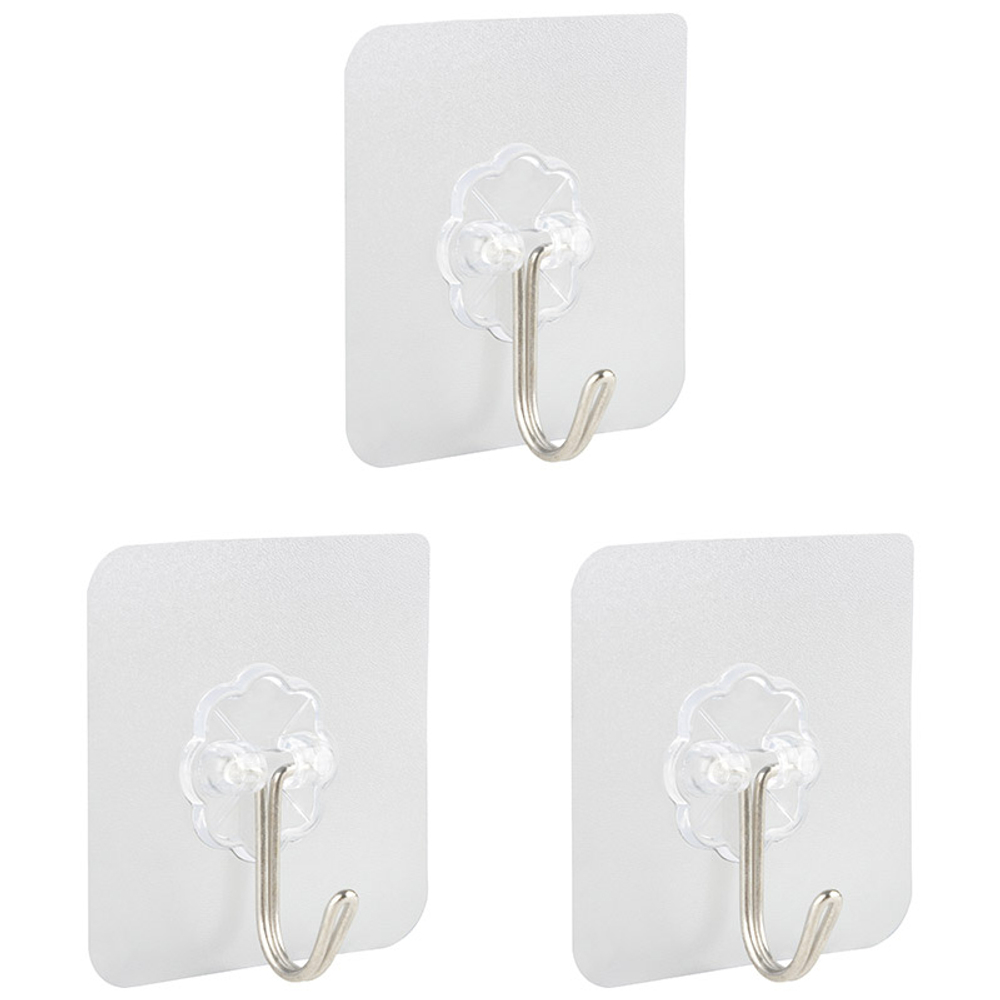 Крючок самоклеящийся 3шт "Фигурный"