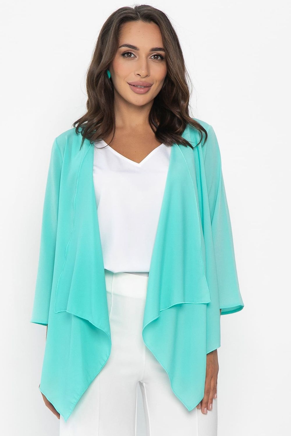 Кардиган Сирена (бирюзовый) Б13967-16М LT Collection