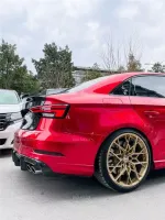 Карбоновая крышка багажника со спойлером для AUDI A3 & A3 S LINE & S3 & RS3 2014-2020 Sedan Ауди седан