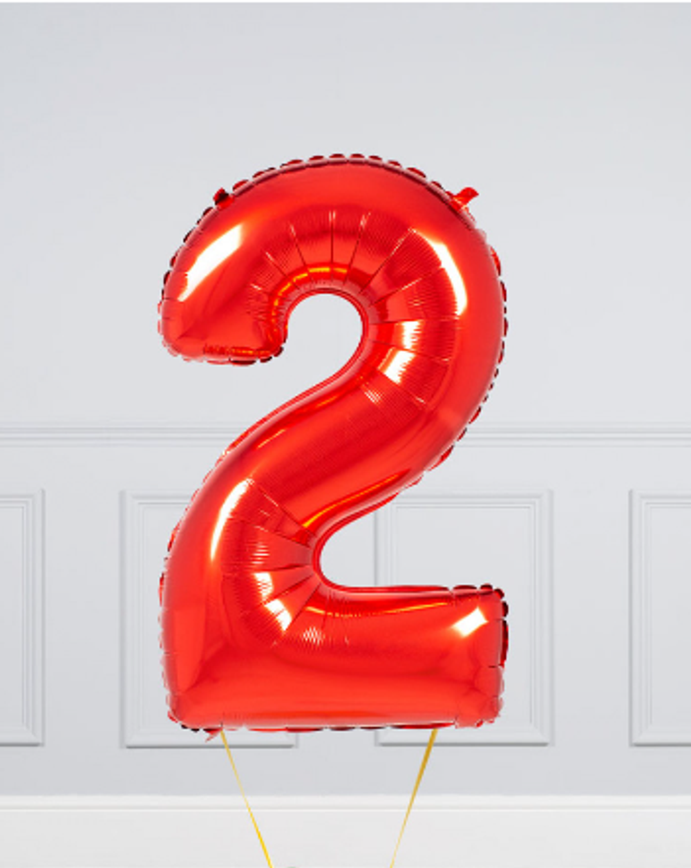 F 40"/102 см Цифра "2", Красный