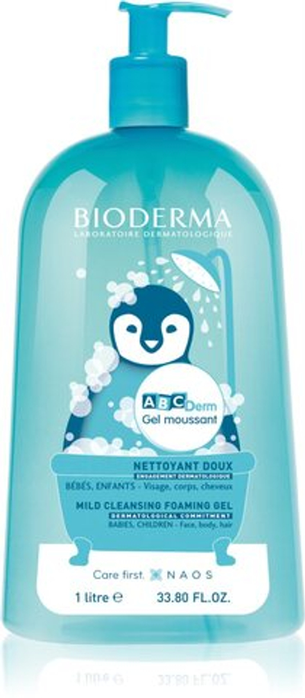 Bioderma ABC Derm Gel Moussant - гель для душа для детей /   1000  ml  / GTIN 3401397163618