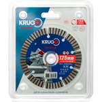 Диск алмазный Турбо сегментный KRUGO MASTER 125х1,8х22,23х12mm, 81071250266