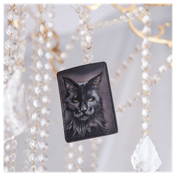 Кожаный картхолдер «Кысич»