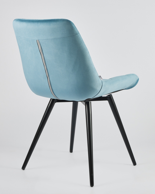 Стул MyFar Феникс поворотный бирюзовый велюр (комплект 4 шт) MF1003-4