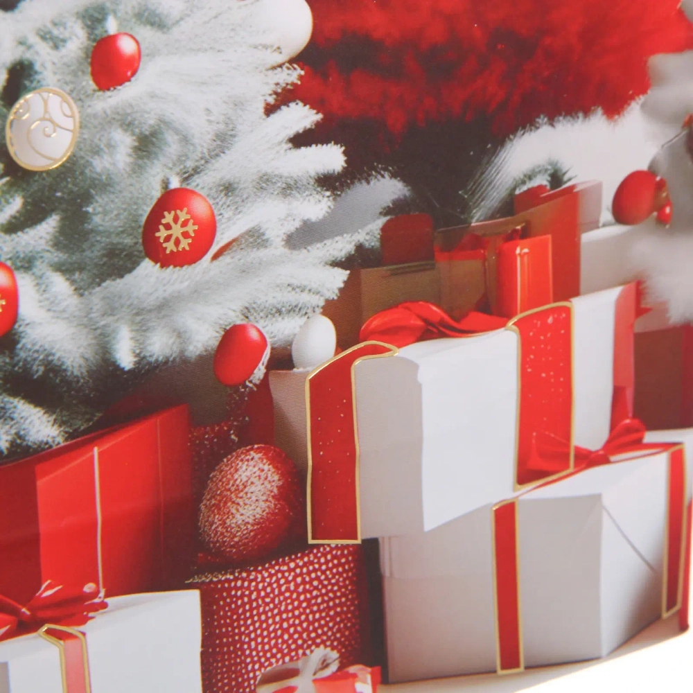 Пакет подарочный «Ёлочные убранства» 18*24*8.5 см, микс