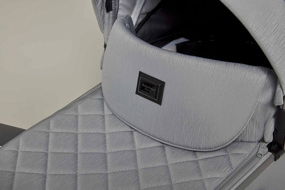 Детская коляска Adamex Delta Natura 2 в 1 DN-9-MOON (СВ.СЕРЫЙ)