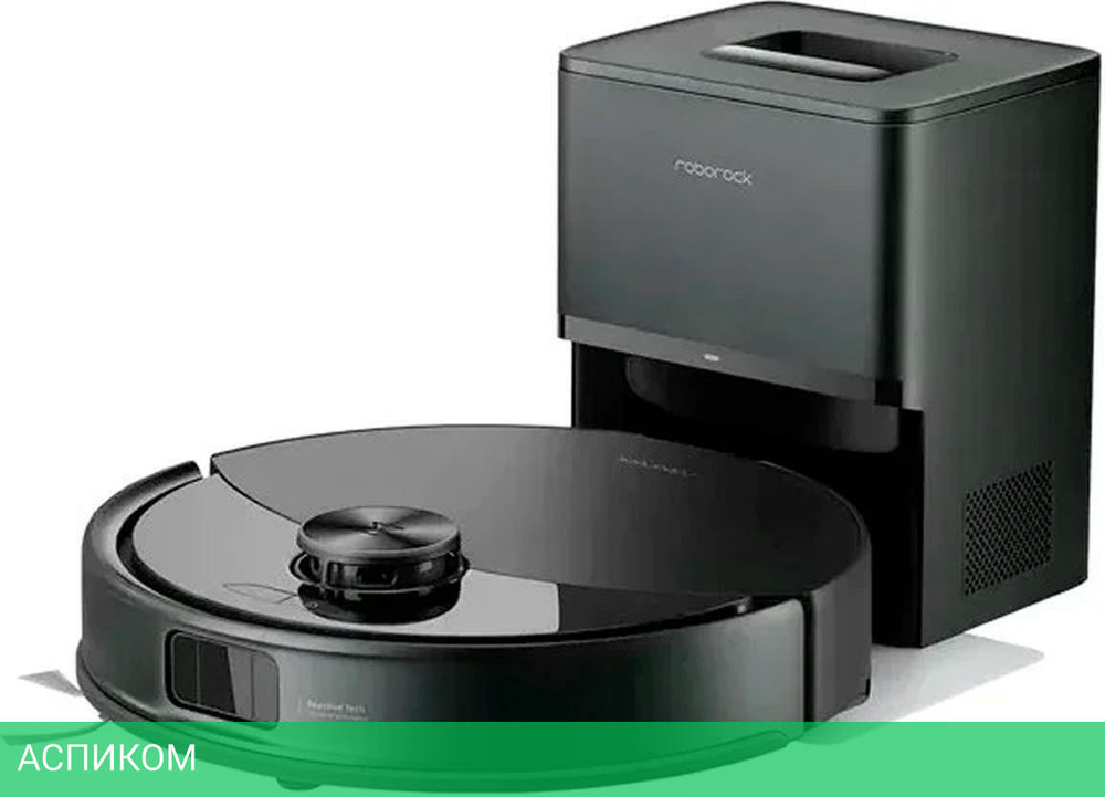 Робот-пылесос Roborock Robotic Vacuum Cleaner+Auto-Empty Dock S8 Pro+ RU Black (S8PP52-02)