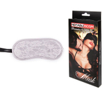 Серая кружевная маска на резиночке (Цвет: серый)