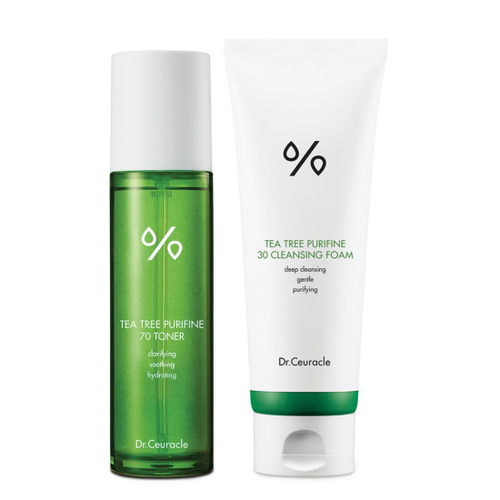 Dr.CEURACLE н-рTea Tree Purifine Duo Set 155мл (тонер+пенка)(5744)