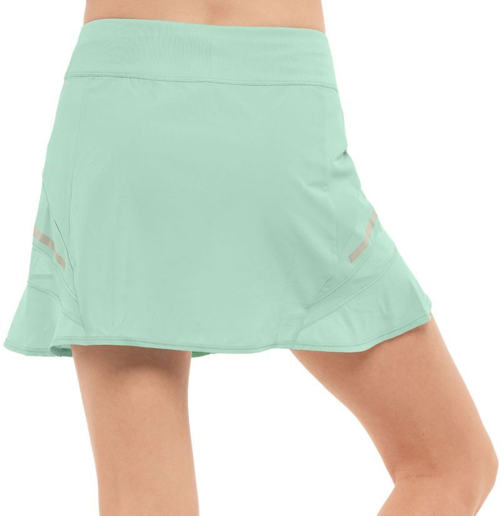 Теннисная юбка Lucky in Love Avant Garde 1.0 Long Sprint Mesh Skirt - sage