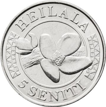 5 сенити 2015 Тонга