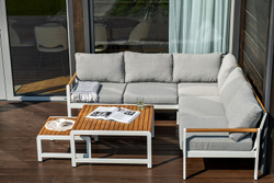 Лаунж зона из алюминия MAYA L белая