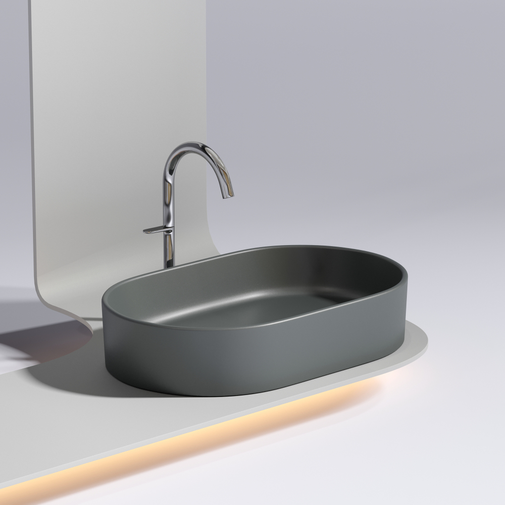 Раковина Ceramica Nova Element 60 см CN6048MDH темный антрацит
