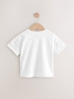 Футболка с вышивкой для девочки Next E51-319, Белый