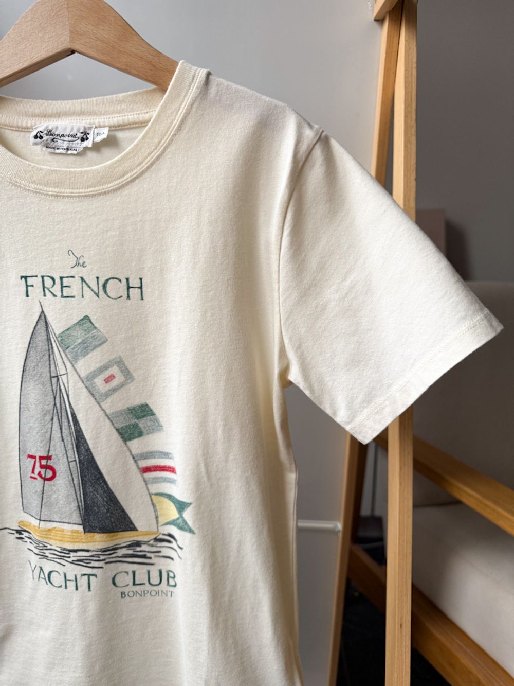 Хлопковая футболка Bonpoint, 140