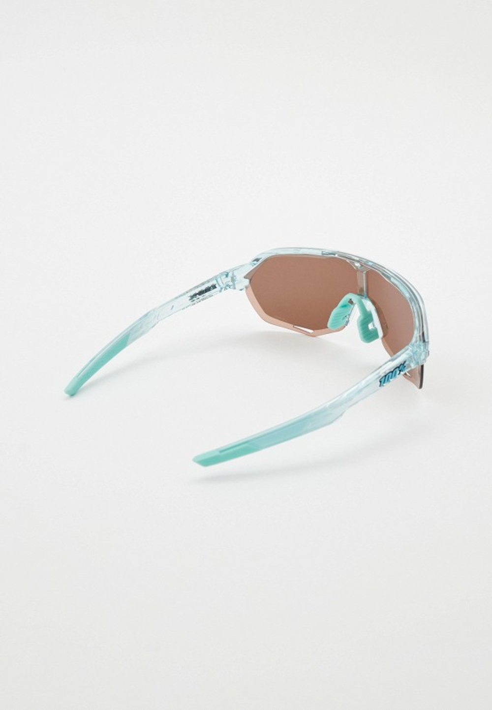 Спортивные очки 100% S2 / Polished Translucent Mint / HiPER Silver Mirror Lens