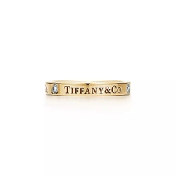 Кольцо из жёлтого золота с бриллиантами, Tiffany👑