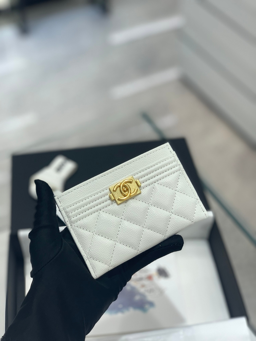 Chanel Boy Card Holder