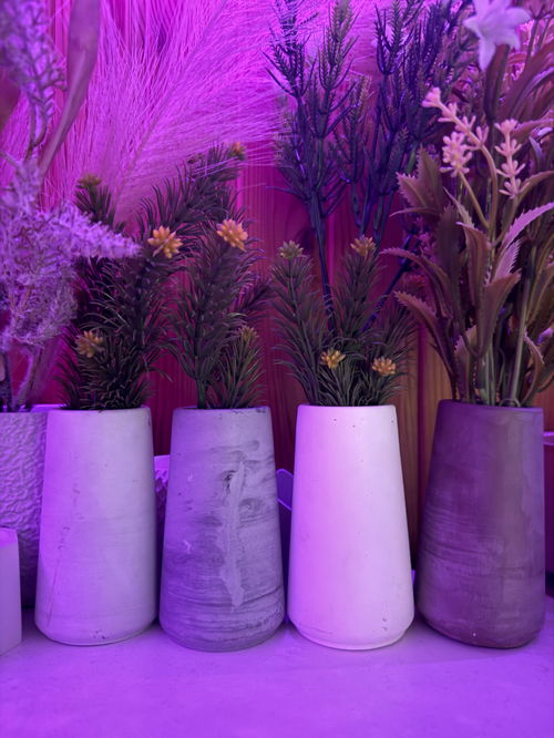 Вазочки из гипса (без цветов )(без выбора цвета)