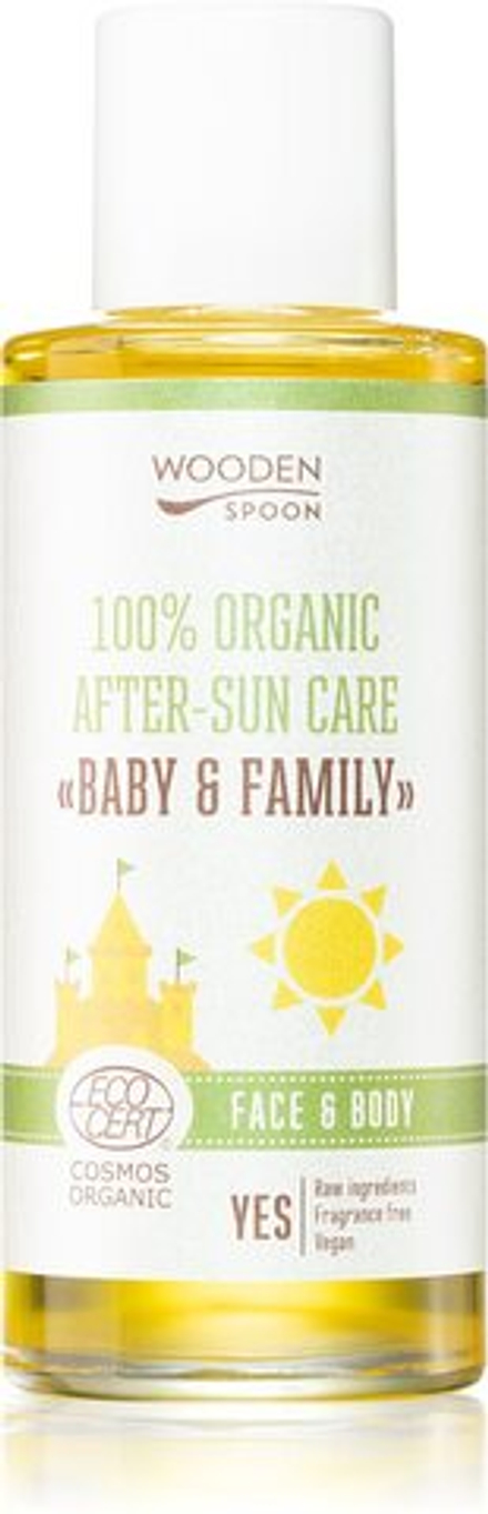 WoodenSpoon Baby & Family - после загара /  na twarz i ciało 100  ml  / GTIN 3800236250302