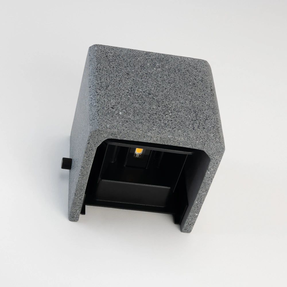 Светильник LGD-PERAN-WALL-S120x120-6W Warm3000 (BK, 0-80 deg, 230V) (Arlight, IP65 Бетон, 3 года) 051748