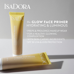 IsaDora Glow Face Primer Hydrating & Luminous - Основа под макияж для осветления и увлажнения, 30 ml
