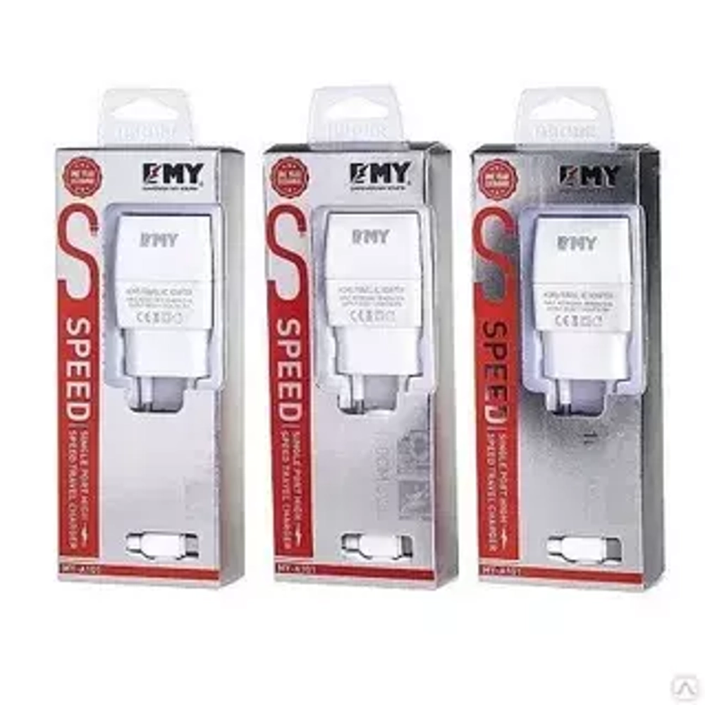 СЗУ 5W с кабелем Type-C 1USB-A 1.0A MY-A101 EMYX