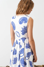 51545 Платье женское (молочный принт)