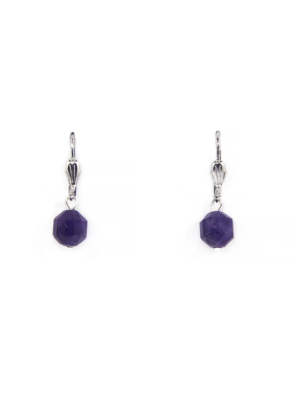 Серьги из аметиста amse995
